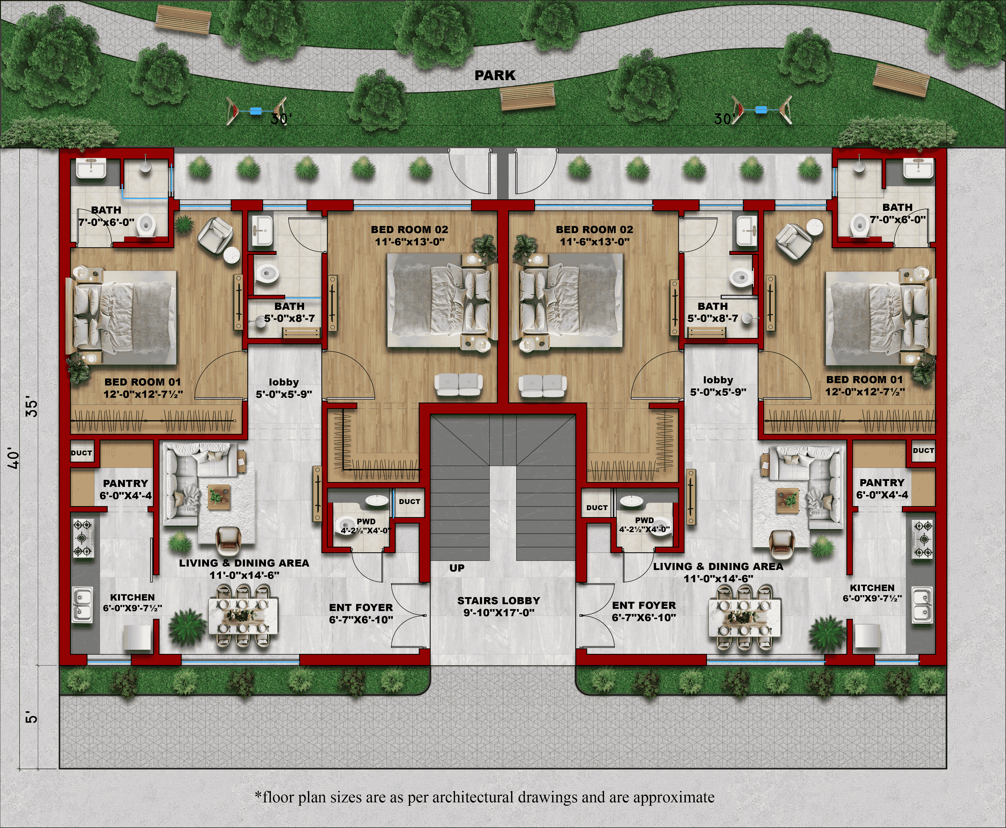 West End Floor Plan